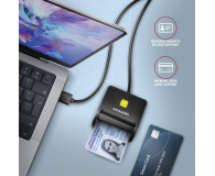 Axagon CRE-SM3N Smart card FlatReader czytnik - 1485434 - zdjęcie 4
